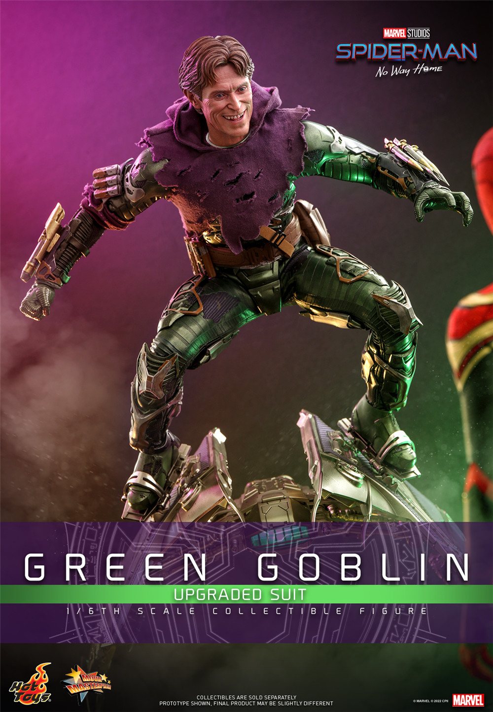 Hot Toys推出《蜘蛛俠: 英雄無歸》綠魔 (升級(jí)戰(zhàn)衣版)1:6人偶