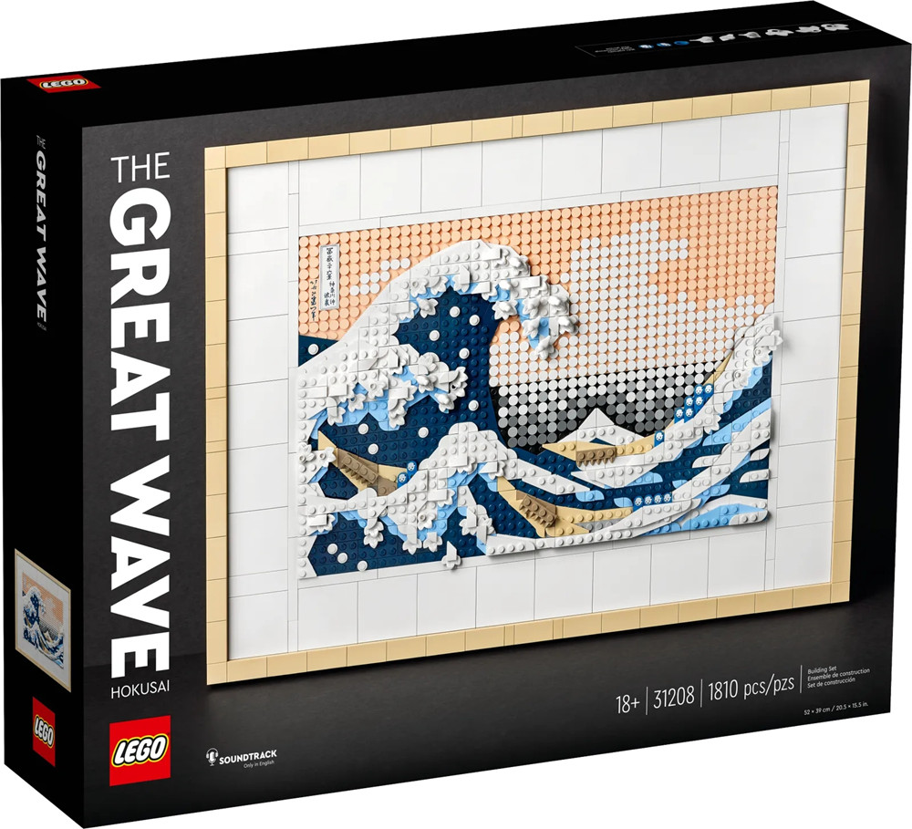 樂高推出LEGO-31208 神奈川沖浪里 積木套裝