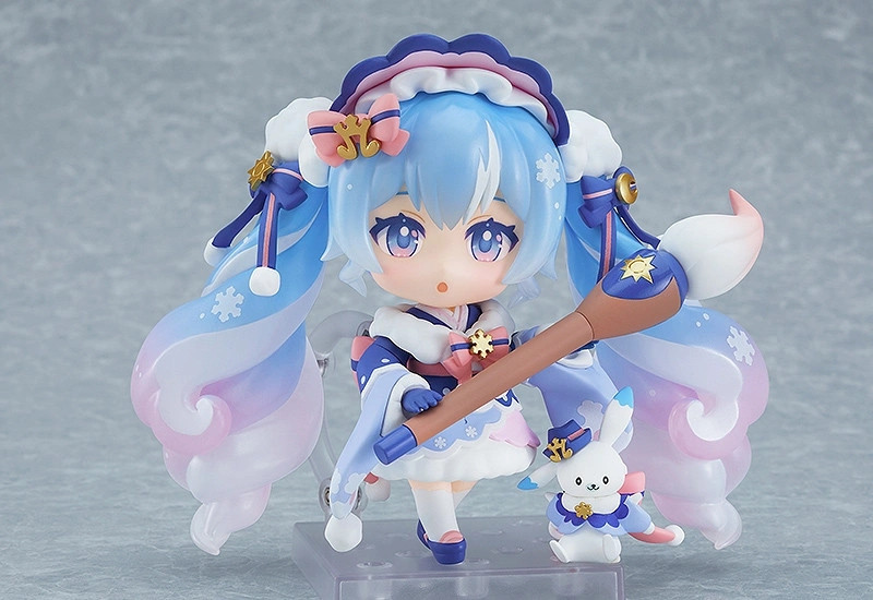 良笑社推出黏土人2023號 初音未來 雪未來 冬麗Ver.黏土人