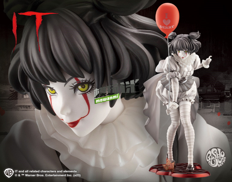 壽屋推出恐怖美少女《小丑回魂》潘尼懷斯 純色Ver.1/7手辦