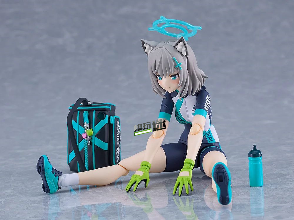MaxFactory推出figma-644《碧藍檔案》砂狼白子（單車） 可動人偶