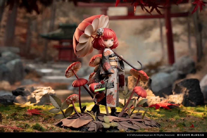 逆轉工作室推出“菇娘”系列No.6 紅蓋小皮傘 1/1手辦