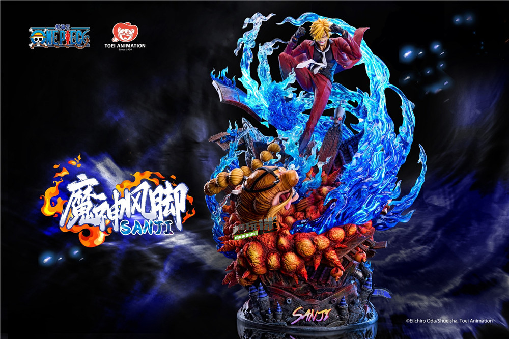 東映動畫推出《海賊王》魔神風腳·山治 收藏級1/6雕像