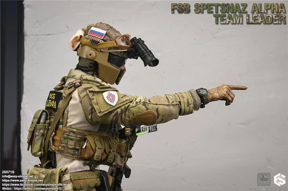 Easy&Simple推出俄羅斯 FSB 阿爾法特種部隊 限定版1/6兵人